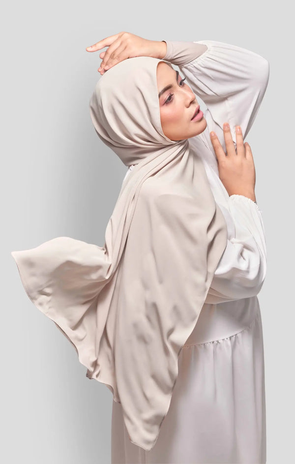 ROYAL SATIN SHAWL | SAND